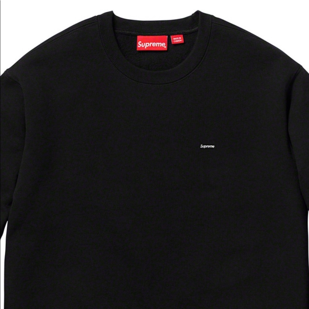Supreme Small Box Logo Crewneck Sweater FW19SW56 - Picture 2 of 7